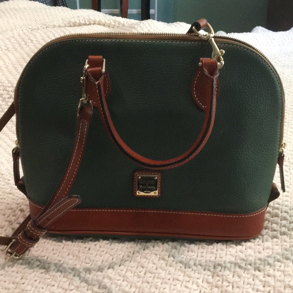 Green leather Dooney and Bourke